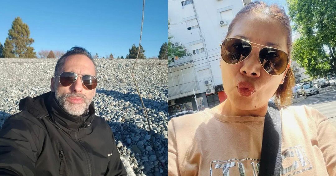 Persona usando lentes Ray-Ban del pack 3x1